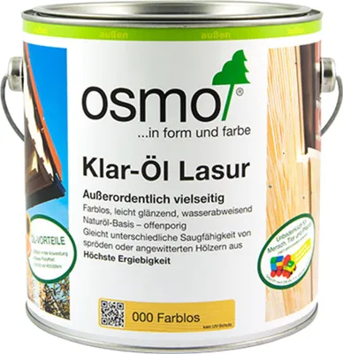 Produktbild von Osmo Klar-Öl-Lasur 2,5L farblos