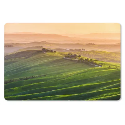 Produktbild von MuchoWow® Mauspad Mousepad Toskana - Landschaft - Hügel 27x18 cm - Mousepads - Maus Mat - Pad - Mausunterlage - Büroartikel - Desk Matten