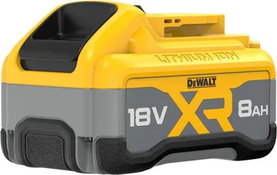 Zdjęcie produktu dla DeWALT DCB1880-XJ, Bateria, Litowo-jonowa (Li-Ion), 8 Ah, 18 V, DeWalt, Żółty