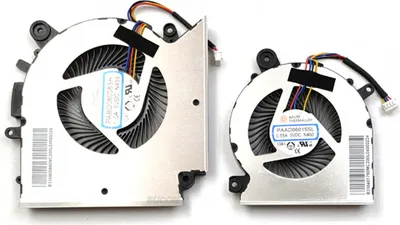 Produktbild von MSI Katana GF66 GL66 MS-1581 GPU und CPU Lüfter FAN GF76 Pulse GL76 MS-17L1 MSI CPU GPU Set - MSI CPU und GPU SET