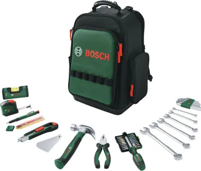 Immagine prodotto di Set di utensili Bosch in zaino, 60 pezzi.
