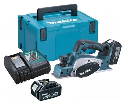 Produktbild von Makita DKP180RTJ, Schwarz, Blau, 14000 RPM, 8,2 cm, 9 mm, 4,5 m/s², Batterie/Akku