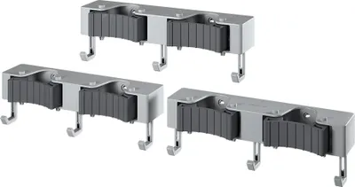 Produktbild von METALTEX 294904000 Hang-up 6 Klemmleiste für Besen, 3er Set / Hakenleiste