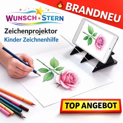 Zdjęcie produktu dla Wunschstern™ Tablica do rysowania Projektor do rysowania Pomoc do rysowania - Kreatywne rysowanie