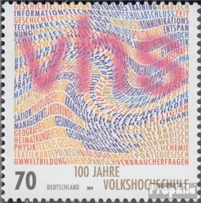 Produktbild von Briefmarken BRD (BR.Deutschland) 2019 Mi 3457 (kompl.Ausg.) postfrisch 100 Jahre Volkshochschule