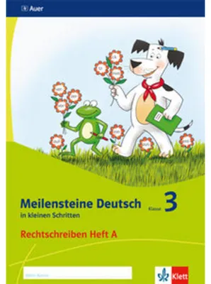 Immagine prodotto di Meilensteine Deutsch in kleinen Schritten. Heft 1. Klasse 3. Rechtschreiben - Ausgabe ab 2017