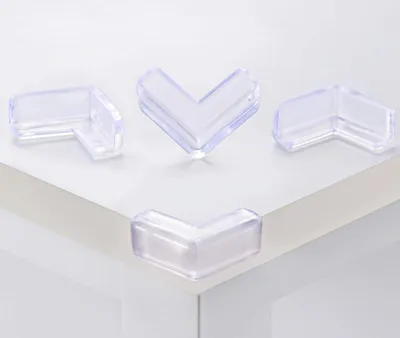 Produktbild von Eckenschutz und Kantenschutz für Kindersicherung, 20 Stück Transparent aus Kunststoff für Tisch- und Möbel-Ecken, Stoßschutz für Baby und Kinder