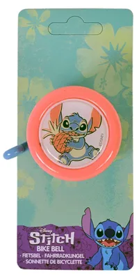 Produktbild von Disney Stitch Fahrradklingel - Korallenblau / Orange