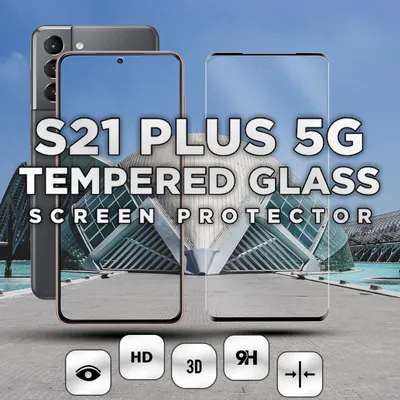 Zdjęcie produktu dla Samsung Galaxy S21 PLUS 5G - szkło hartowane 9H - ochrona wyświetlacza 3D w super jakości