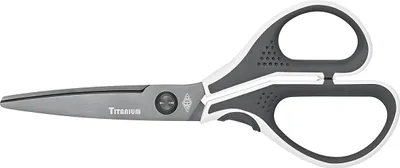 Produktbild von WEDO Edelstahlschere TITAN CUT IT Länge: 175 mm grau/weiß