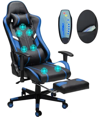 Obrázok produktu pre Herná stolička - Kancelárska stolička - Masážna stolička - Ergonomická stolička - Funkcia masáže krku a chrbta
