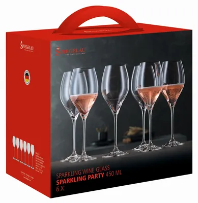 Immagine prodotto di Spiegelau Special Glasses, bicchieri per spumante, set da 6, capacità 450 ml