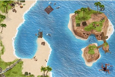 Hochwertige Piraten SM06 Spielmatte mit 3D-Effekt # Der perfekte Spielteppich für Ihr Kinderzimmer!