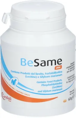 Produktbild von Zusatzfutter für Hunde und Katzen, Candioli Pharma BeSame 200, 30 Stück