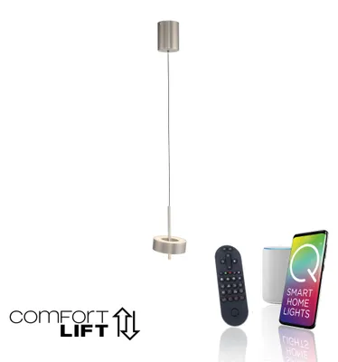 Produktbild von PAUL NEUHAUS Hängeleuchte Q-ROTATE, 1-armig, Aluminium, höhenverstellbar, Smart Home, ZigBee, 2700–5000 K, Teilenummer 2247-95