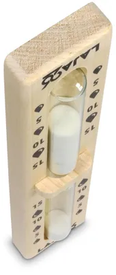 Produktbild von LaJa26 Sauna Sanduhr ''Bügel'' weißer Sand