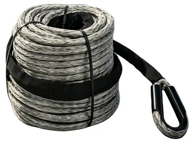 Productafbeelding van Wincabel, 30 meter lang, 10 mm diameter, breeksterkte van 10,5 ton, 12-strengs constructie, hittebestendig tot 150°C