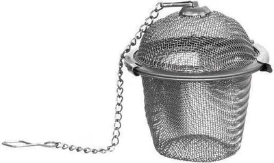Produktbild von Stahlsieb zum Aufbrühen von Teekräutern zum Aufbrühen einer Tasse oder Kanne