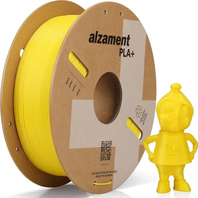 Produktbild von PLA Filament für 3D-Drucker, Gelb, 1 kg, 1,75 mm Durchmesser, Toleranz 0,02 mm