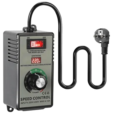 Drehzahlregler 230 V, 4000 W, stufenlos 0-220 V, für Motoren
