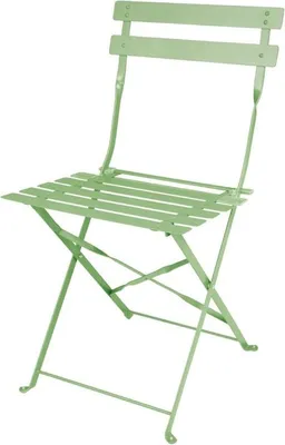 Zdjęcie produktu dla Krzesła składane Bolero Pavement Style ze stali jasnozielonej (2 sztuki)
