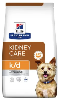 Produktbild von Trockenfutter für ausgewachsene Hunde, verschreibungspflichtige Diäten K/D Kidney - Hill's