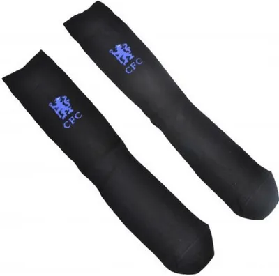 Produktbild von Chelsea FC - Socken für Kinder BS2979 (37 EU-40 EU) (Schwarz/Blau)