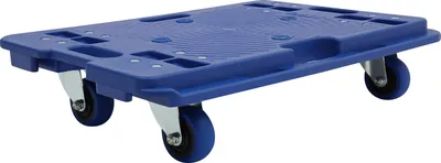 Obrázok produktu pre Vozík na prepravu nábytku, 4 univerzálne kolieska, nosnosť 150 kg, modrý