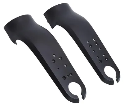 Imagen del producto de 2 cubiertas para horquilla de scooter, color gris