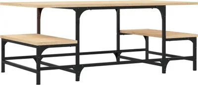 Produktbild von vidaXL Couchtisch Sonoma-Eiche 100x50,5x40 cm Holzwerkstoff