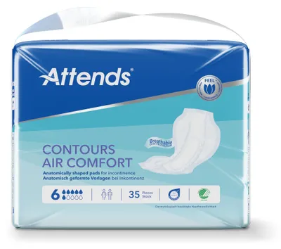 Productafbeelding van Attends Contours Air Comfort 6 (35 Stuks)