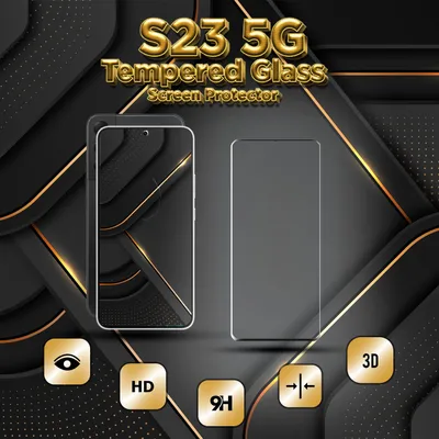 Obrázek produktu pro Samsung Galaxy S23 5G - tvrzené sklo 9H - 3D ochrana displeje v super kvalitě