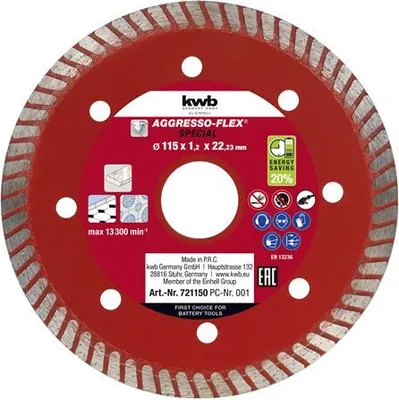 Produktbild von kwb by Einhell DIA-Trennscheiben dünn 115x1,2 Winkelschleifer-Zubehör