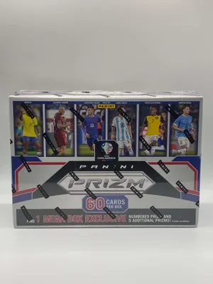 Produktbild von Panini Prizm Copa America Mega Box 2024 + Card Up Gratis Schutzhüllen