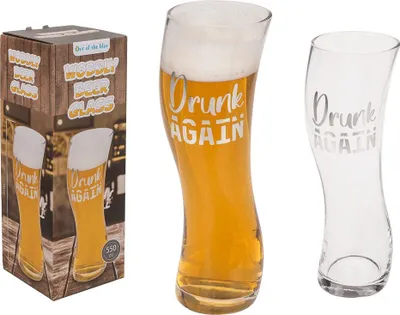 Immagine prodotto di Bicchiere da birra - Drunk Again, 550 ml - 4029811470525