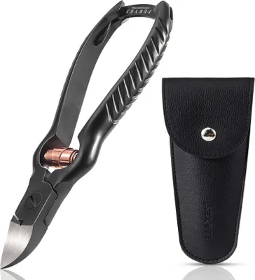 Image de Pince à ongles pour pieds FERYES Acier inoxydable 14cm Ciseaux de précision avec étui - Inoxydable & durable
