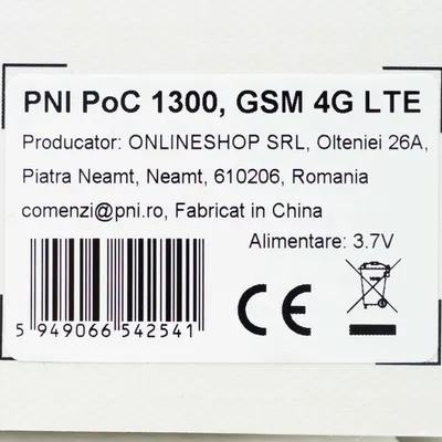 Produktbild von PNI PoC 1300 GSM 4G LTE tragbare Radiostation, Linux OS, 4,5 cm Farbbildschirm,