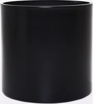 Immagine prodotto di Vaso da fiori NEW RONDO in alluminio nero intenso 45x45 cm