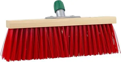 Produktbild von Betra Besenkopf - Outdoor-Besen - rot -Holz/Kunstfaser - 40 cm
