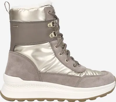 A studio shot of a single women's boot.