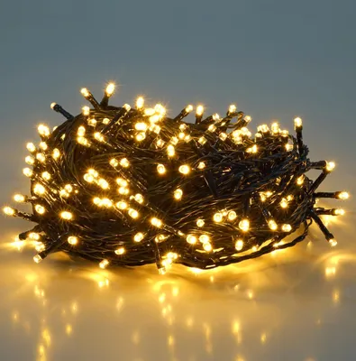 LED-Lichtschnur warmweiß 40 Lichter 3 m IP44