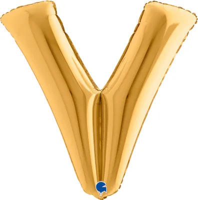 Produktbild von Folienballonbuchstabe 40' V Gold