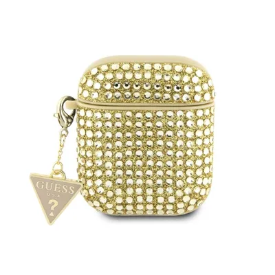 Immagine prodotto di Guess Gua2Hdgtpd Airpods 1/2 Cover Złoty/Oro Strass Triangolo Charm