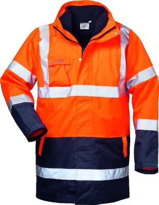 Produktbild von Safestyle Warnschutzparka Spencer Gr. S gelb/marine