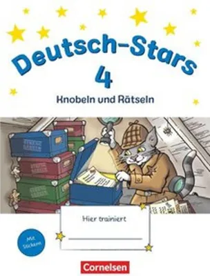 Immagine prodotto di Deutsch-Stars 4. Schuljahr. Knobeln und Rätseln - Übungsheft. Mit Lösungen