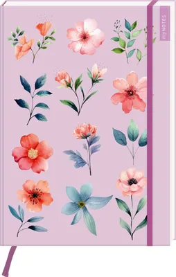 Produktbild von myNOTES Papeterie: Notizbuch A4 Blumenträume