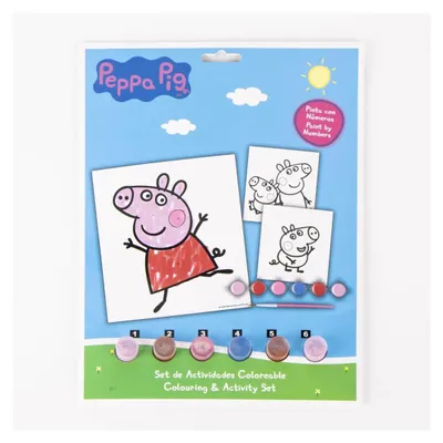 Produktbild von Peppa Wutz Zahlenmalset Kinder Lernspaß Malen & Zählen