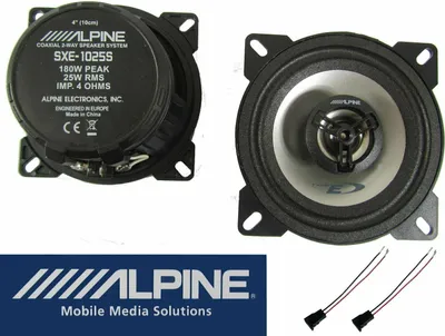 Produktbild von Alpine passend für Renault Kangoo ab 1997 Armaturenbrett Lautsprecher Set vorne 180 Watt