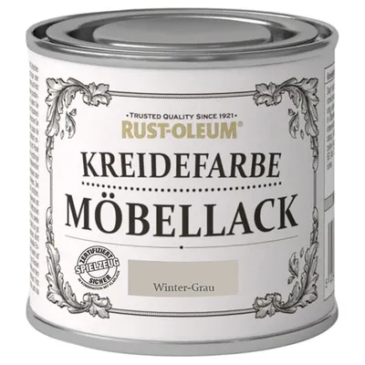 Produktbild von Kreidefarbe Möbellack wintergrau 125 ml