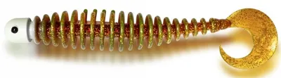Produktbild von Black Cat Köder, Shad-Wurm, Motoröl-Farbe, 17 cm